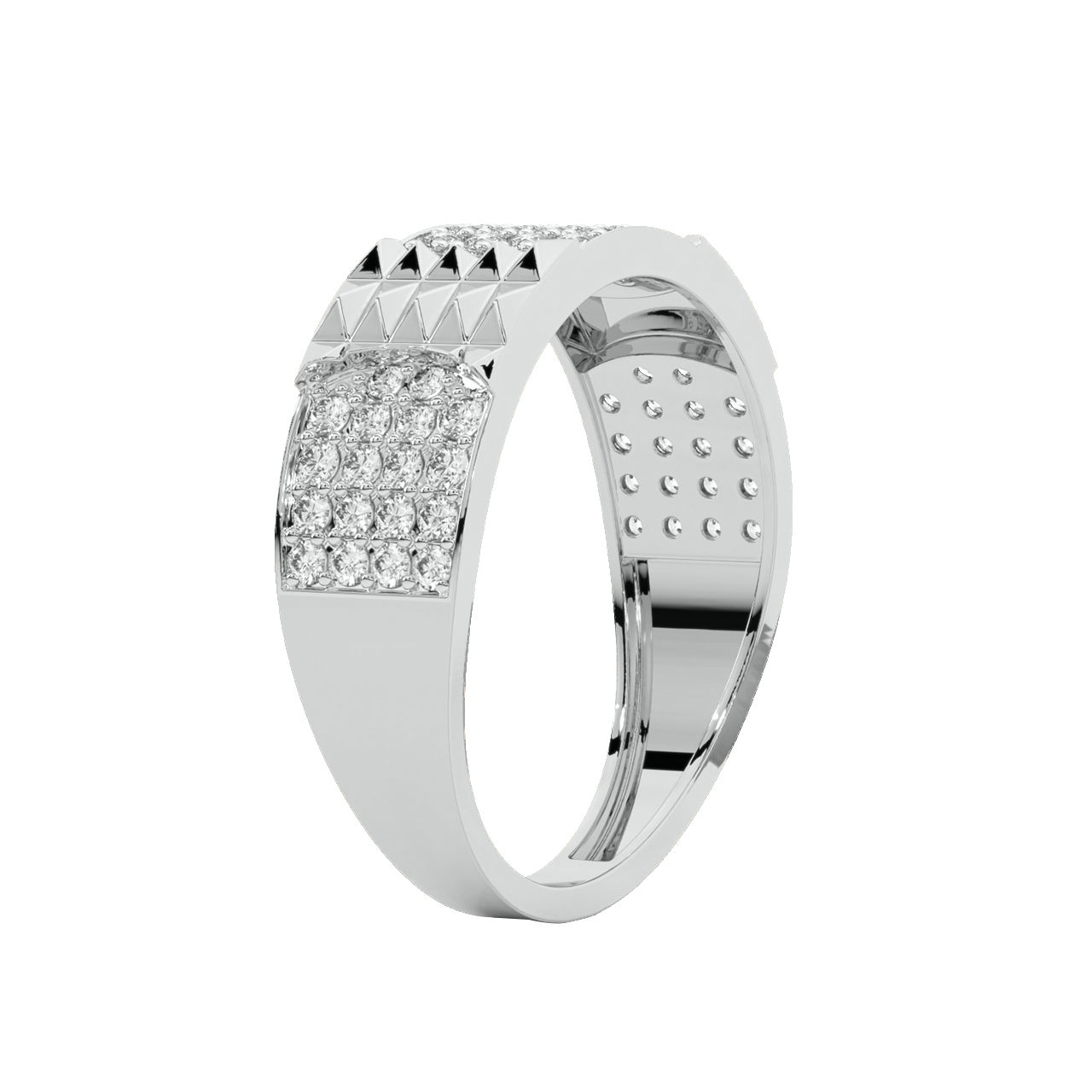 Lali Round Diamond Ring For Him